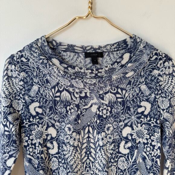 J. Crew Tippi Merino Wool Mermaid Sweater XS - Picture 4 of 8